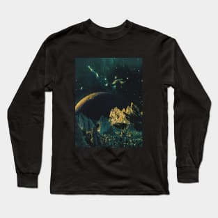 Uncharted System - Retro Space Long Sleeve T-Shirt